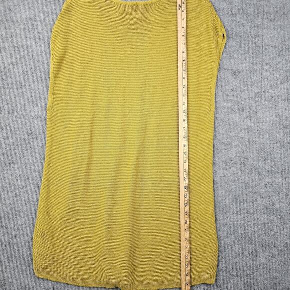 Eileen Fisher Sweater Womens Large Organic Linen Knit Coastal Boho Beach Tunic - Picture 5 of 5